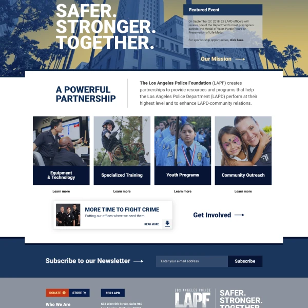 LAPF - Web Design & Development